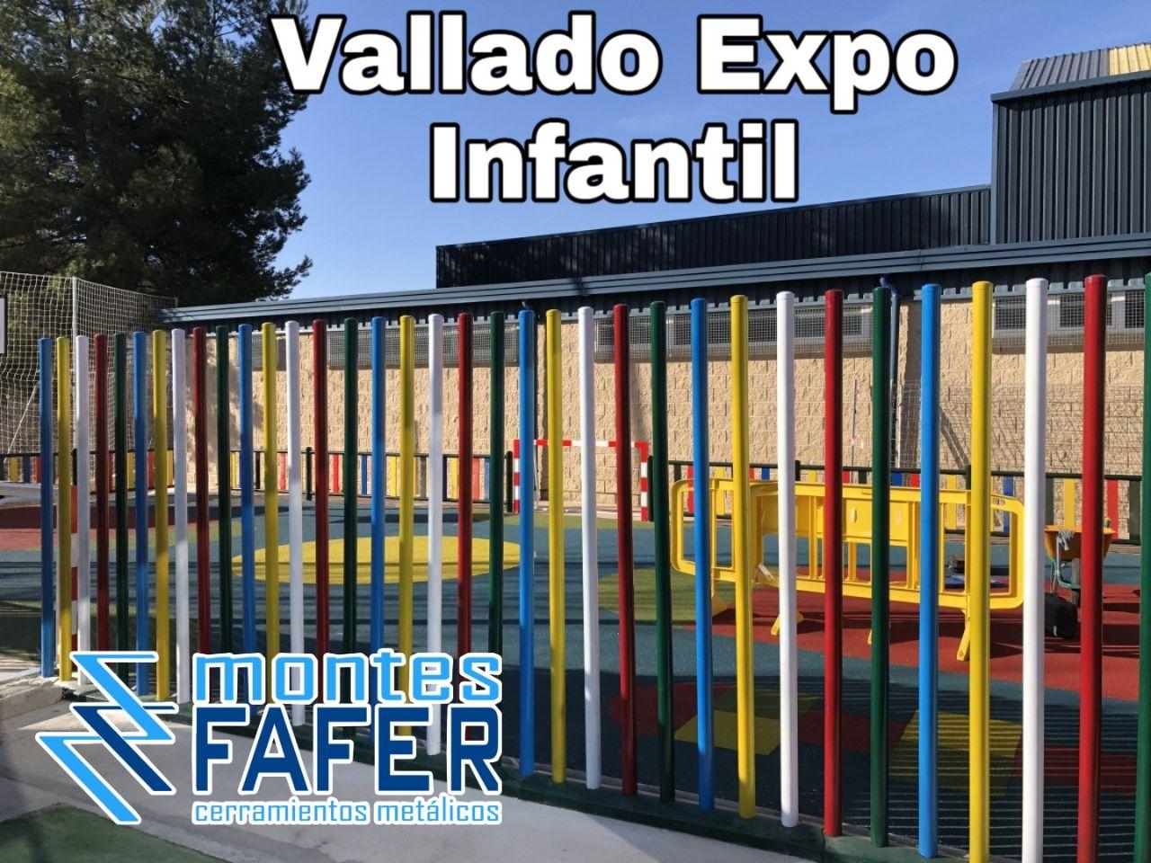Vallado multicolor expo infantil MontesFafer