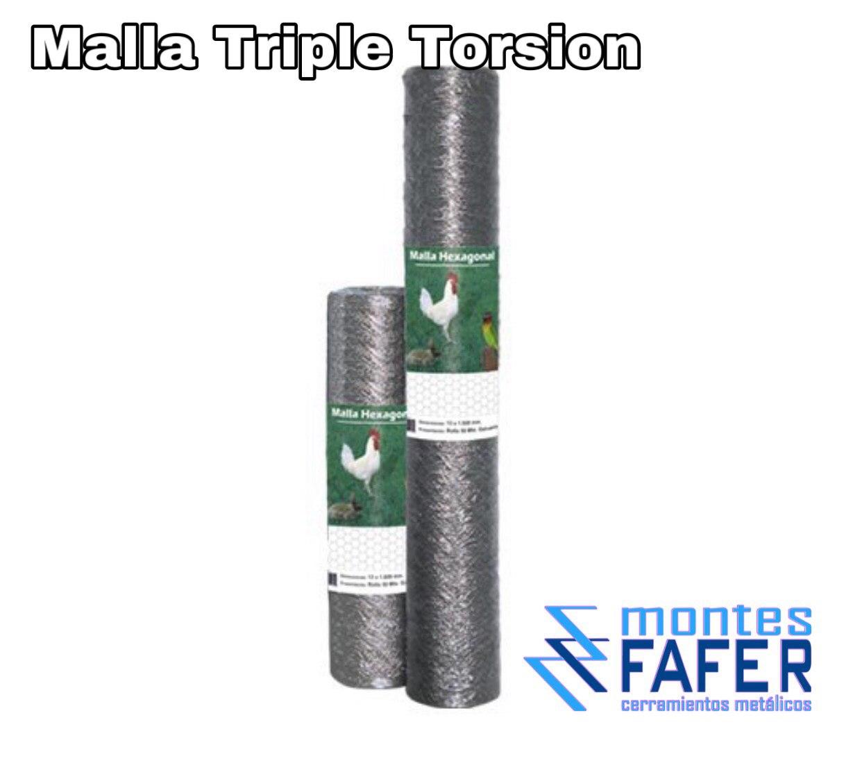 Malla tripe torsion MontesFafer