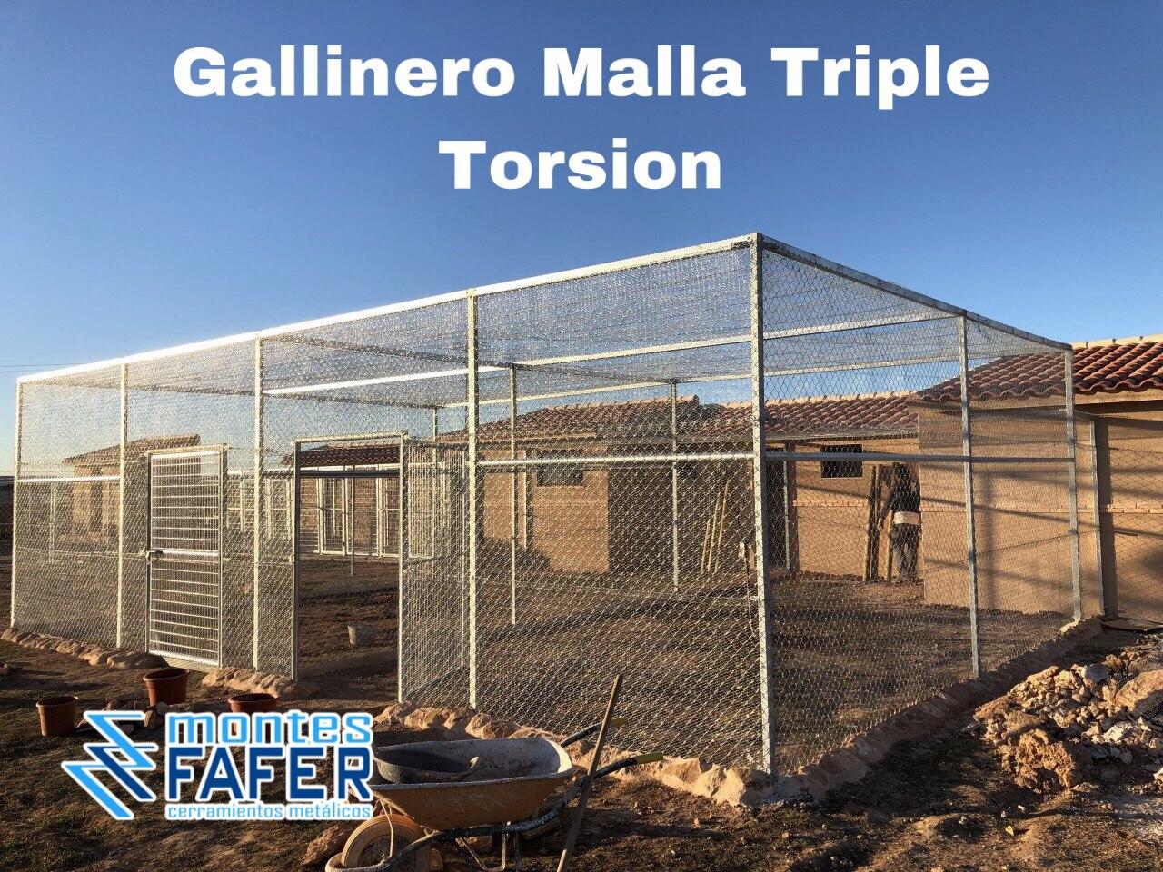 ▷ Malla para gallinero  Enrejados triple torsión